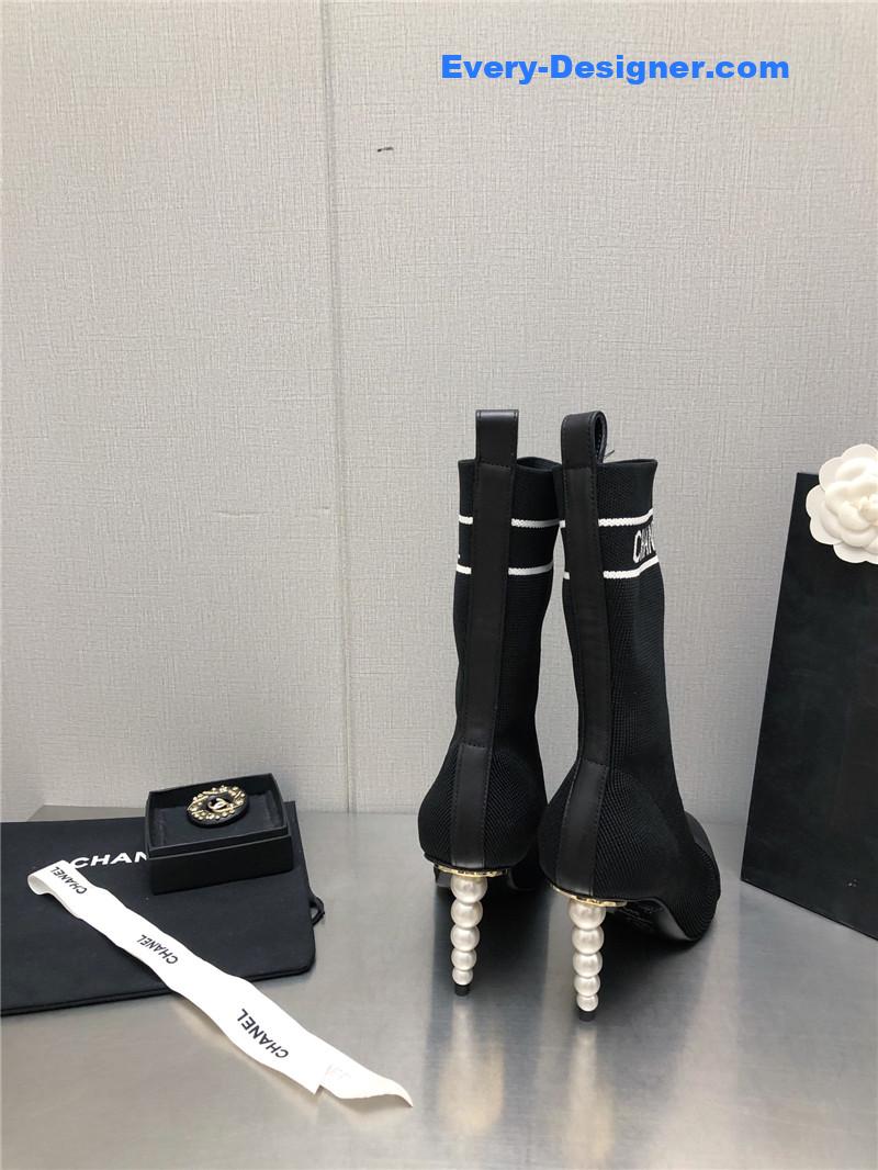 cc D1am0nd double c buckle stiletto boots