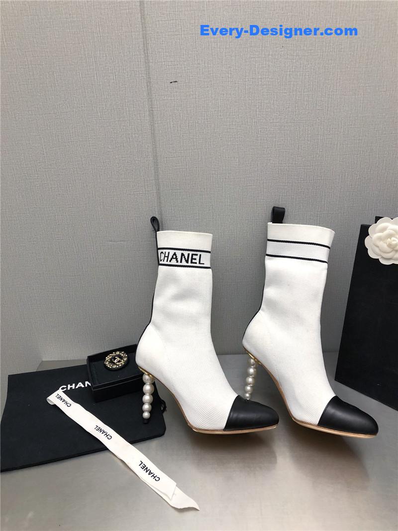 cc D1am0nd double c buckle stiletto boots