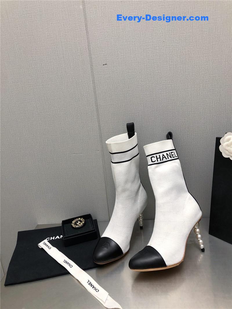 cc D1am0nd double c buckle stiletto boots