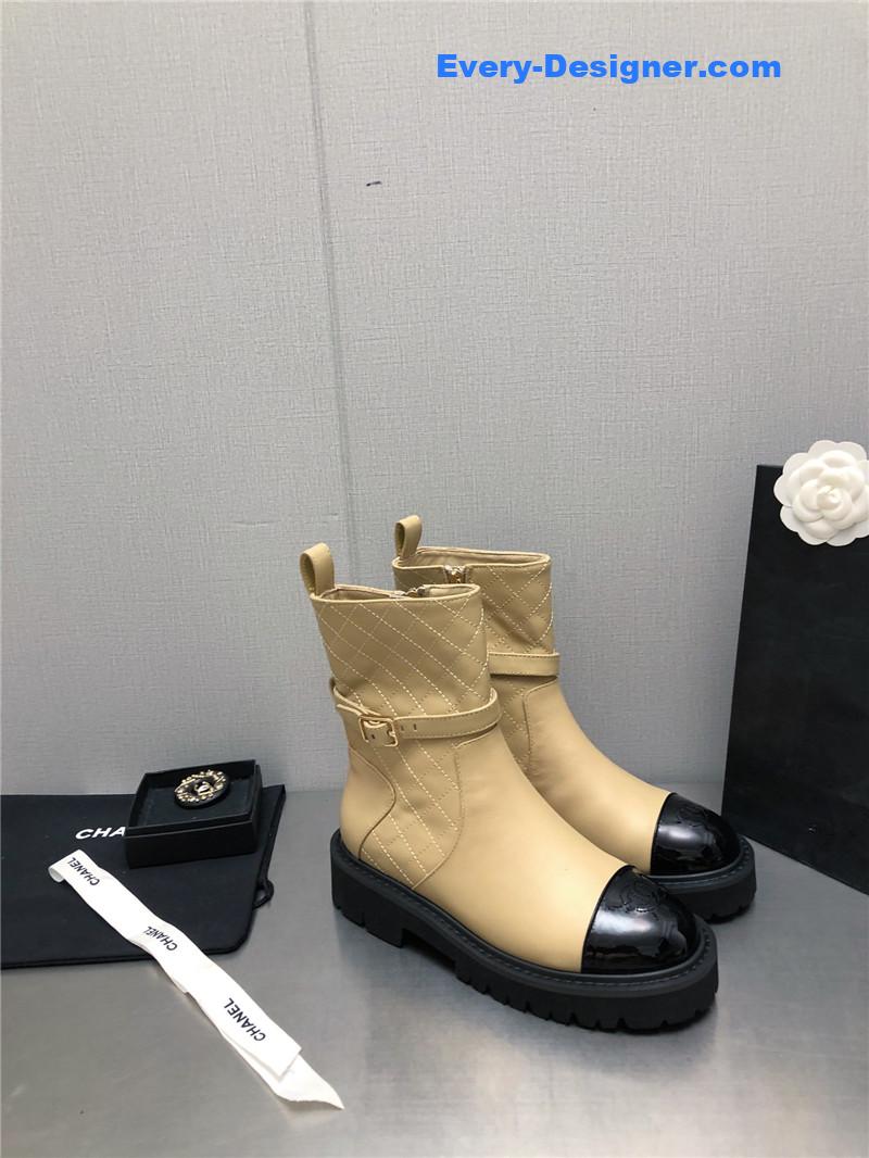 CC Double C Buckle Platform Martin Boots