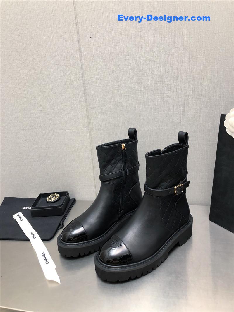 CC Double C Buckle Platform Martin Boots