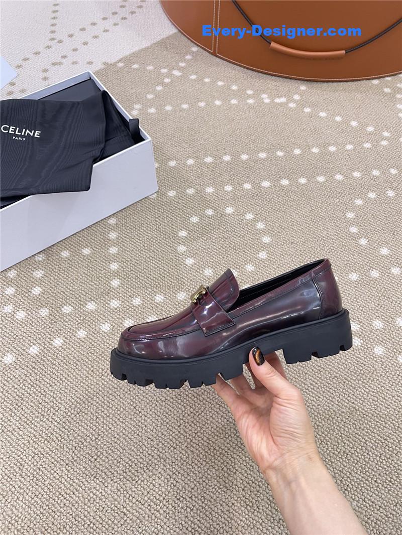 Ce1i*e new thick-soled retro style loafers