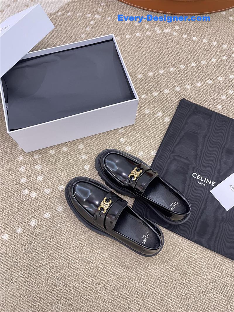 Ce1i*e new thick-soled retro style loafers