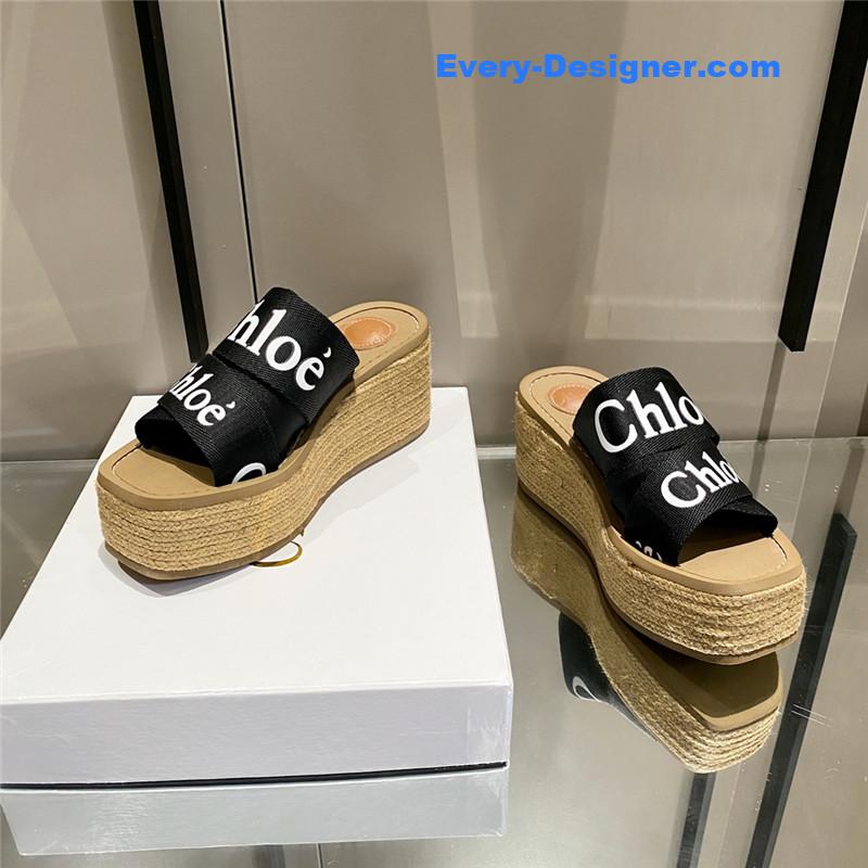 Chloe Cross Braided Roman Slippers