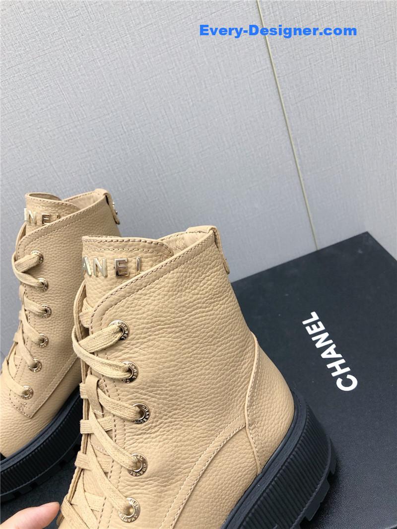 CC C buckle platform Martin ankle boots