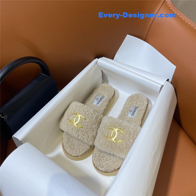 CC new fur slippers