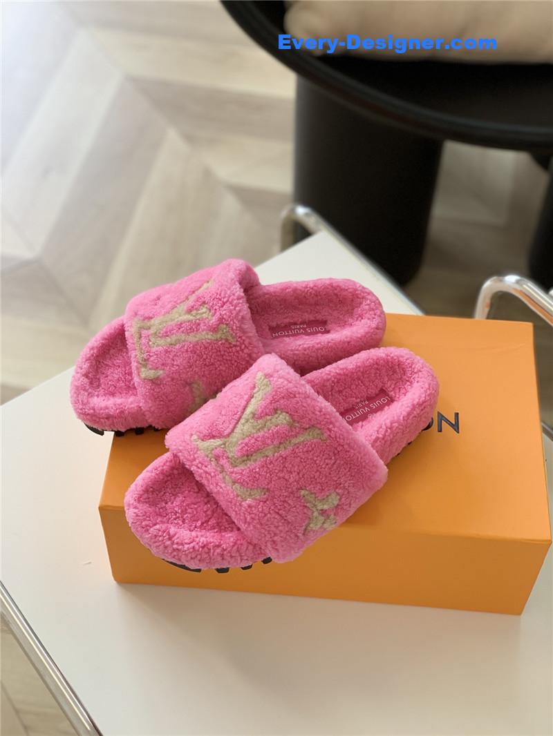 l0vis Vvtt0n lv new sheepskin wool slippers