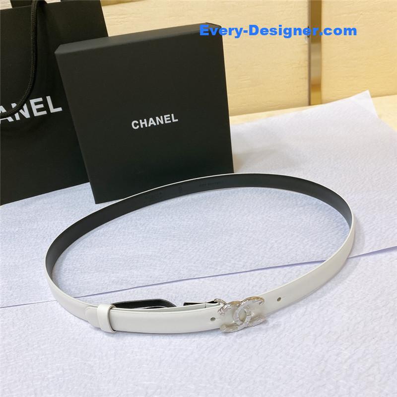 Ch**el cc engraved craft logo buckle belt