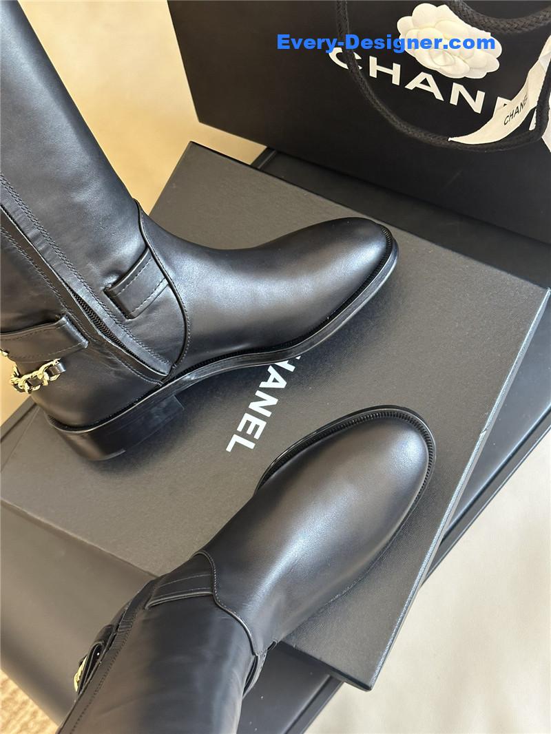 CC autumn winter chain ankle boots