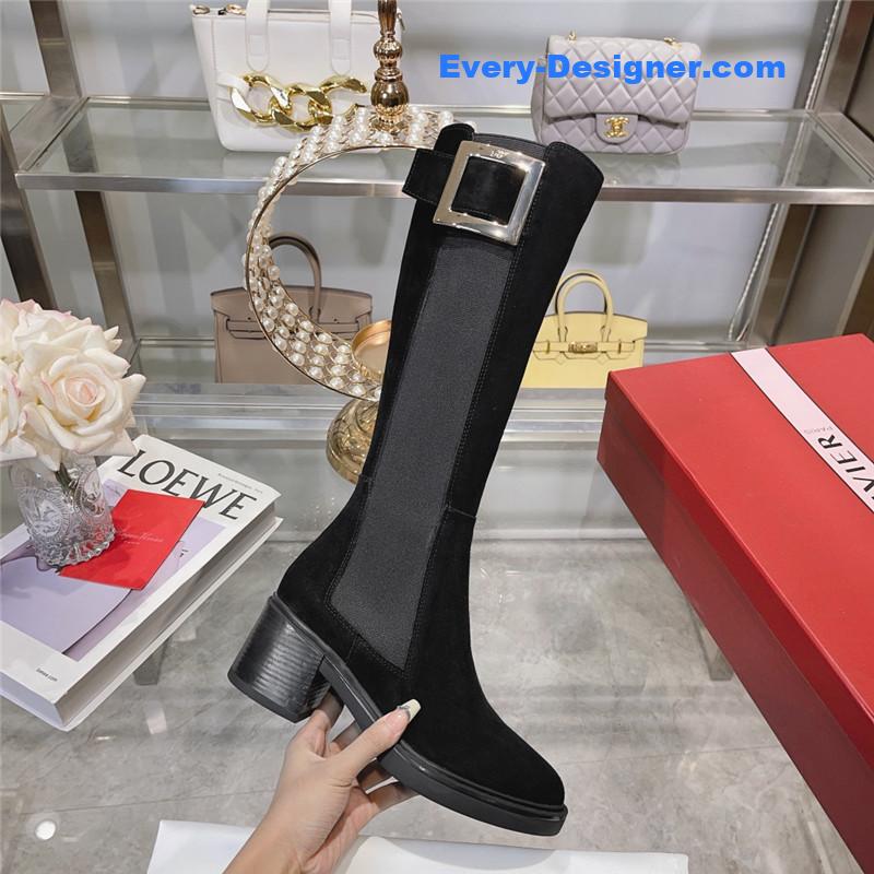 roger u1u1er classic buckle boots