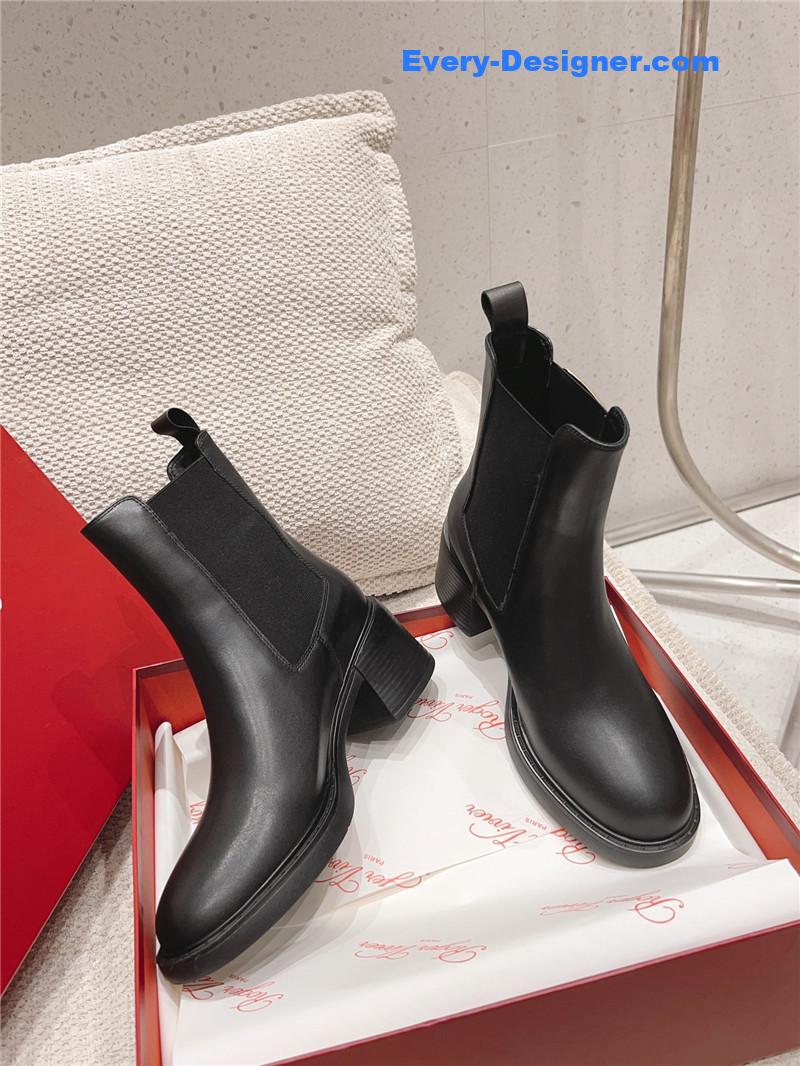 roger u1u1er square buckle ankle boots