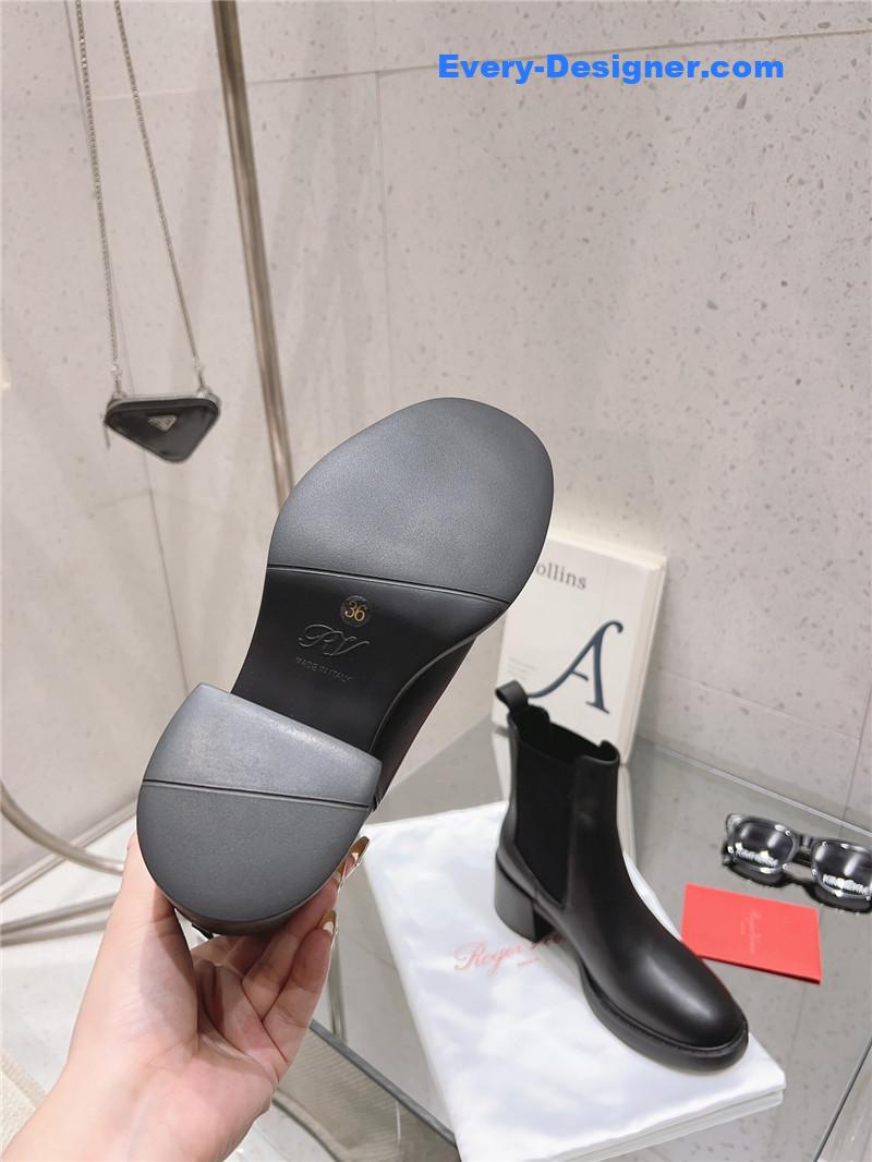 roger u1u1er square buckle ankle boots