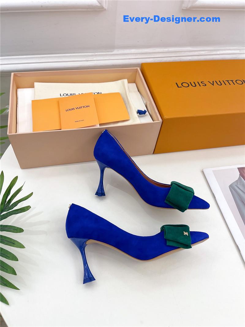 l0vis Vvtt0n lv bowknot pointed shoes