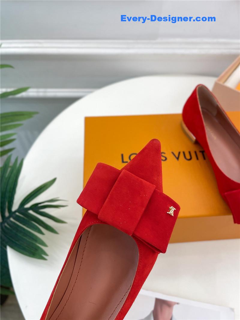 l0vis Vvtt0n lv bowknot pointed shoes