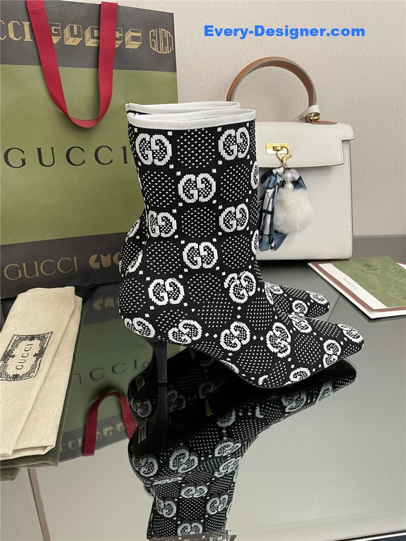 Gvc*1 new gg knitted ankle boots elastic socks boots