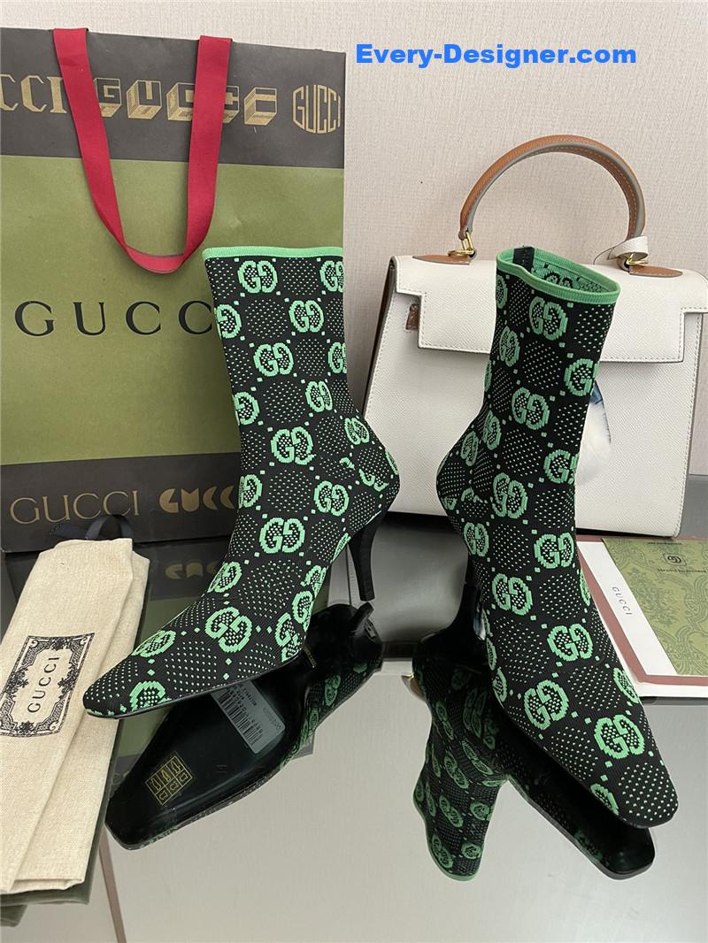 Gvc*1 new gg knitted ankle boots elastic socks boots