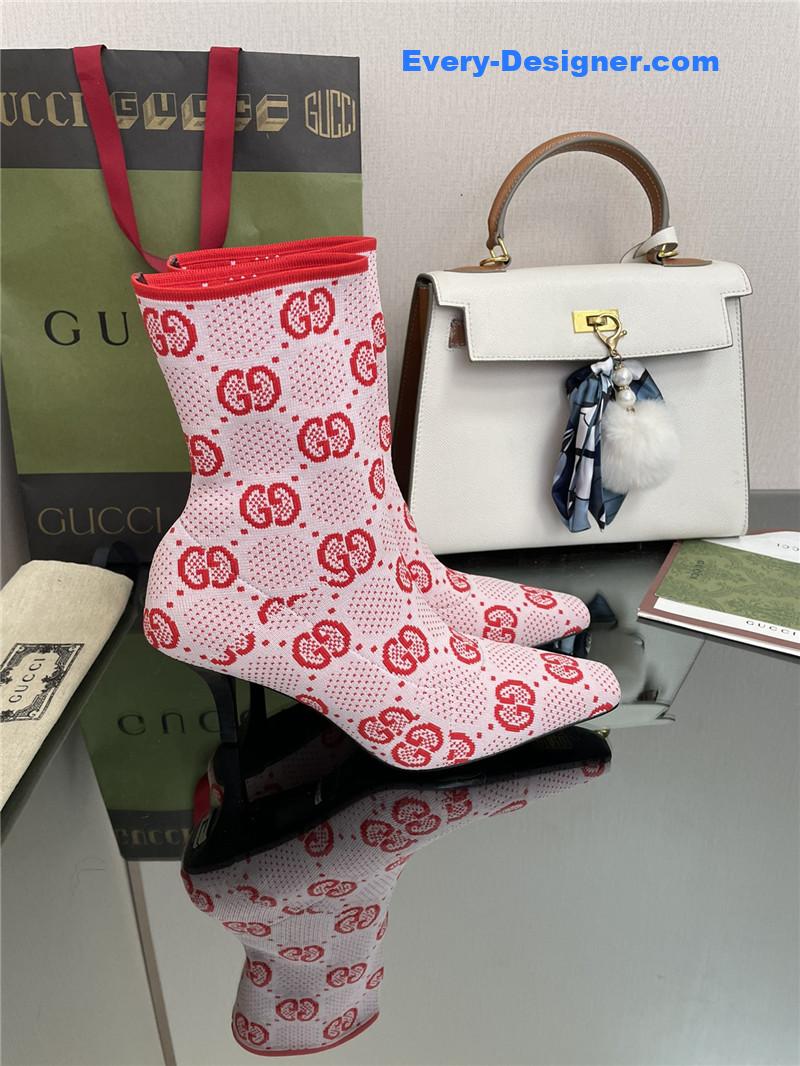 Gvc*1 new gg knitted ankle boots elastic socks boots