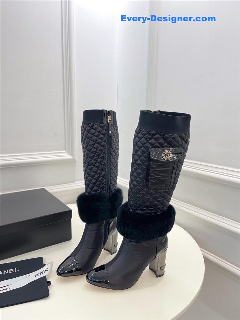 CC electroplated heel down boots