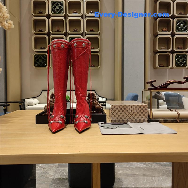 Ba1en*iaga metal stud le cagloe motorcycle boots