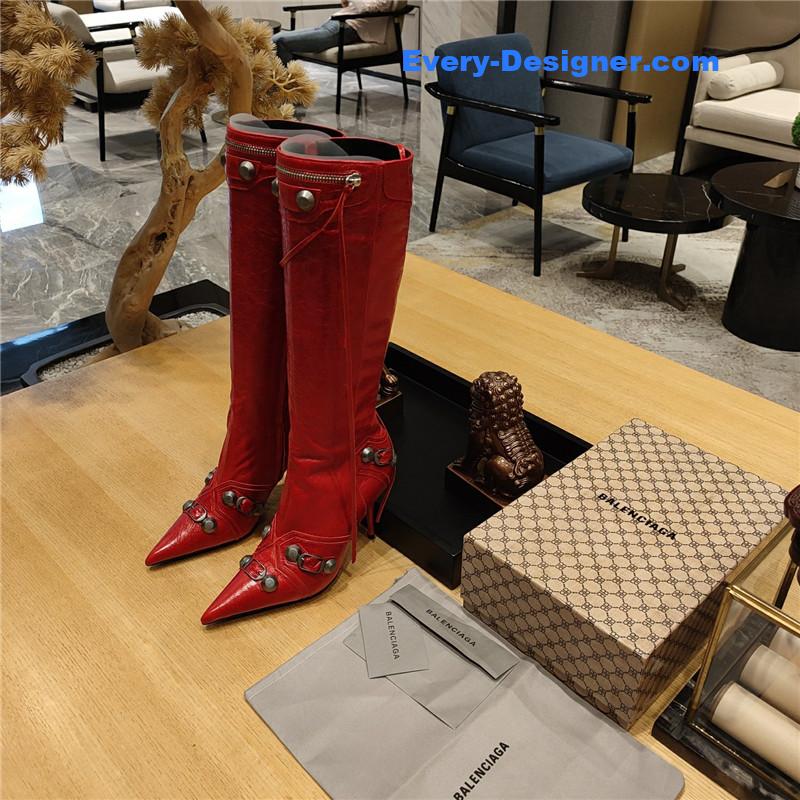 Ba1en*iaga metal stud le cagloe motorcycle boots