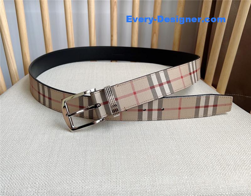 Bv*b*rry belt loop engraved with Bv*b*rry check