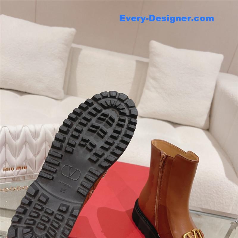 Va1e*ntin0 v buckle side pull boots