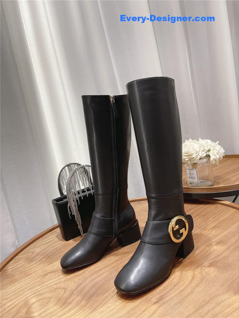 Gvc*1 double g buckle boots