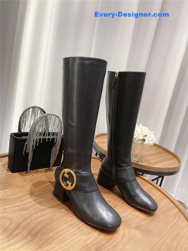 Gvc*1 double g buckle boots