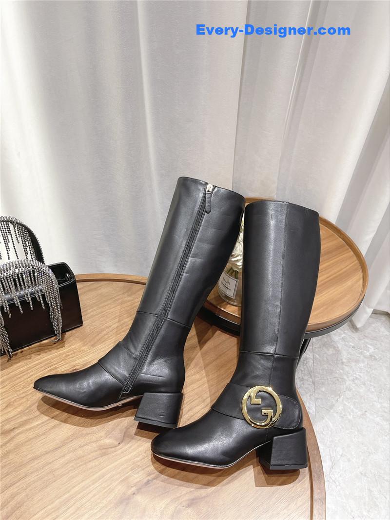 Gvc*1 double g buckle boots