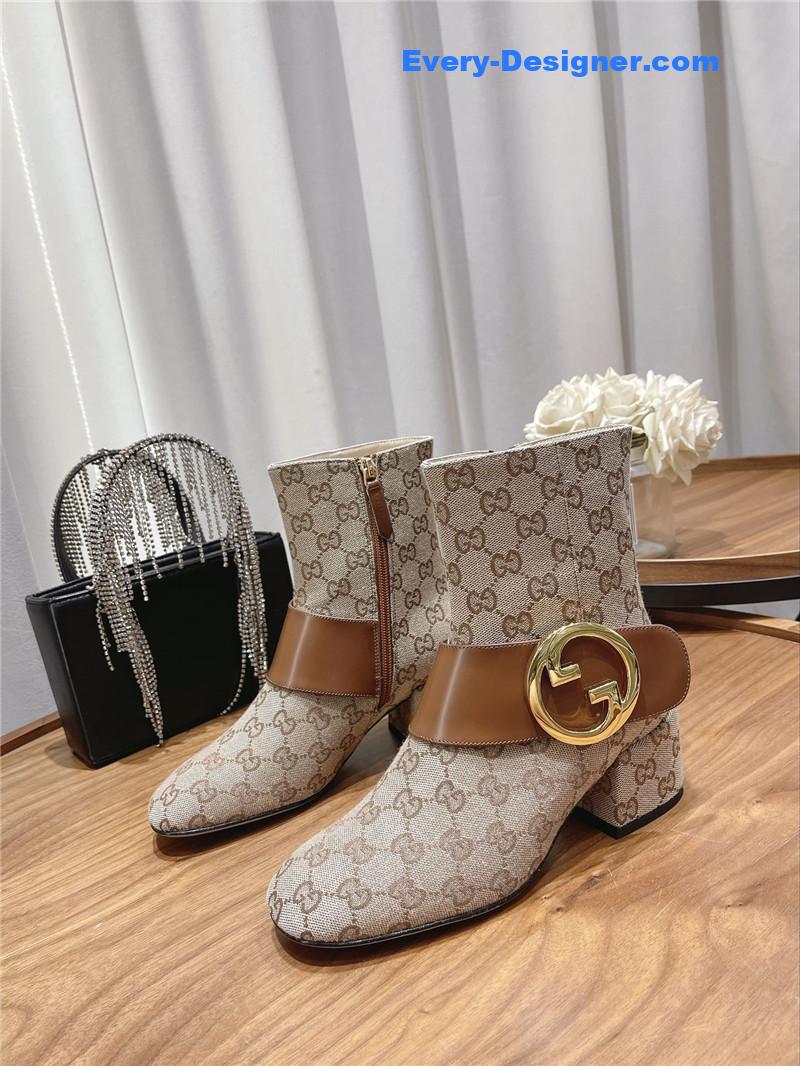 Gvc*1 double g buckle boots