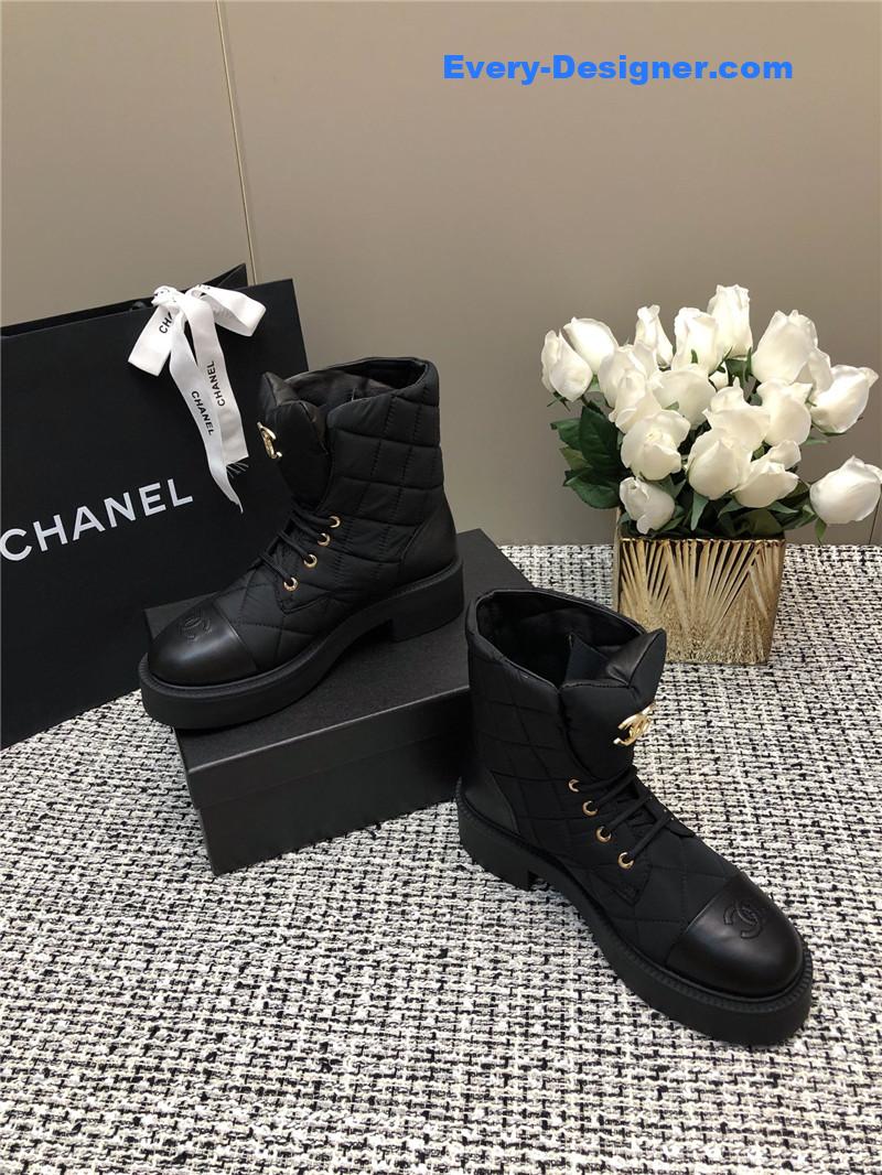 cc new D1am0nd thick-soled short boots