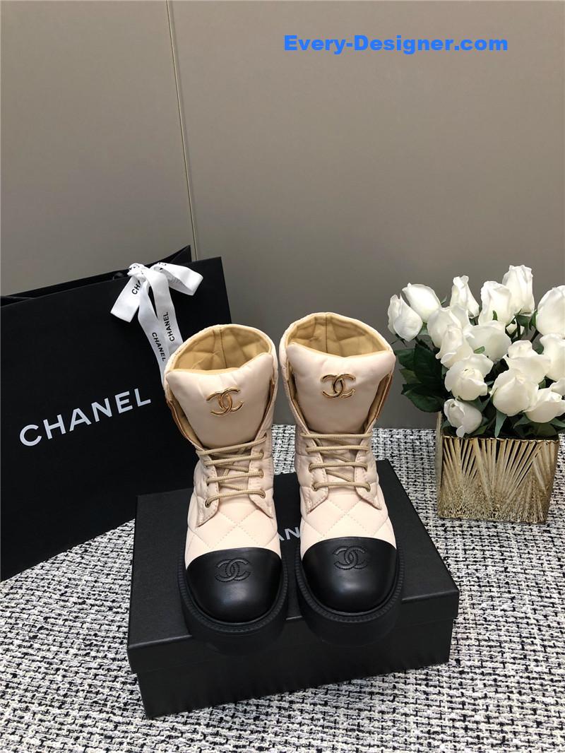 cc new D1am0nd thick-soled short boots