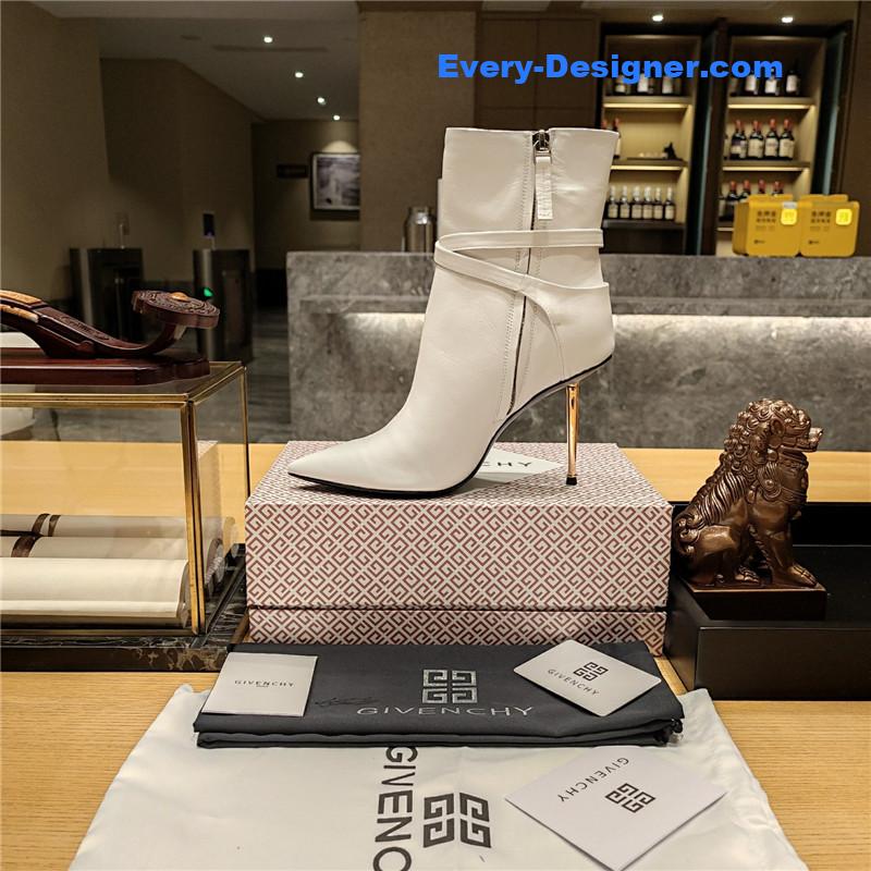 Givenchy stiletto high heel sexy pointed toe boots