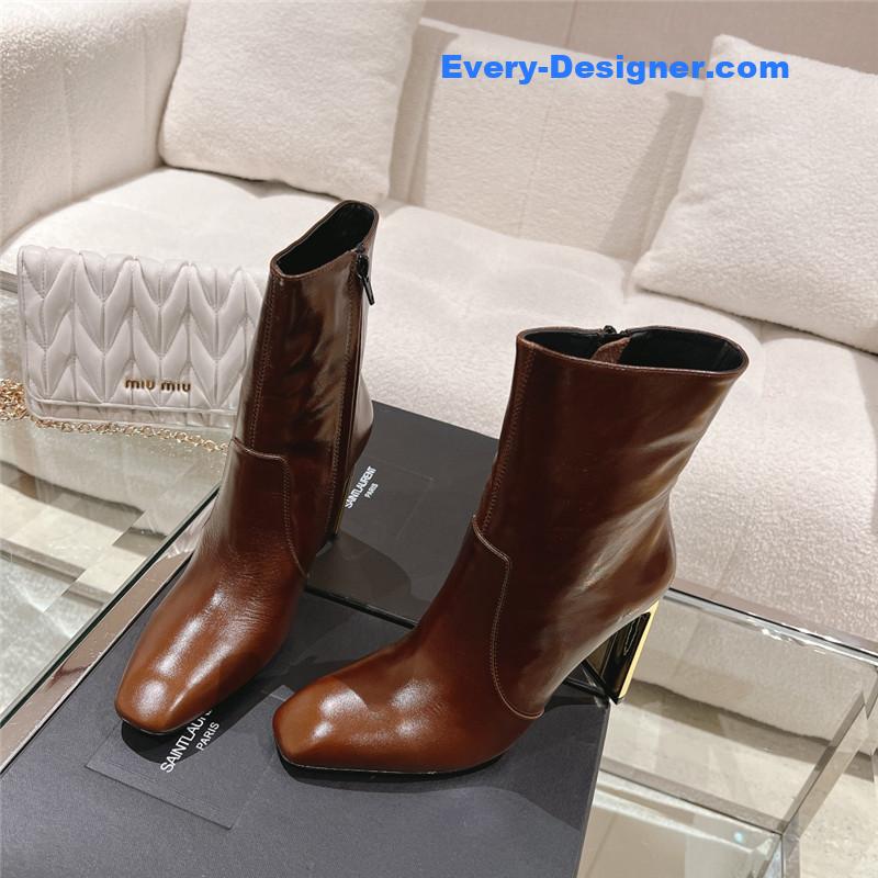 Y51 new side pull short naked boots