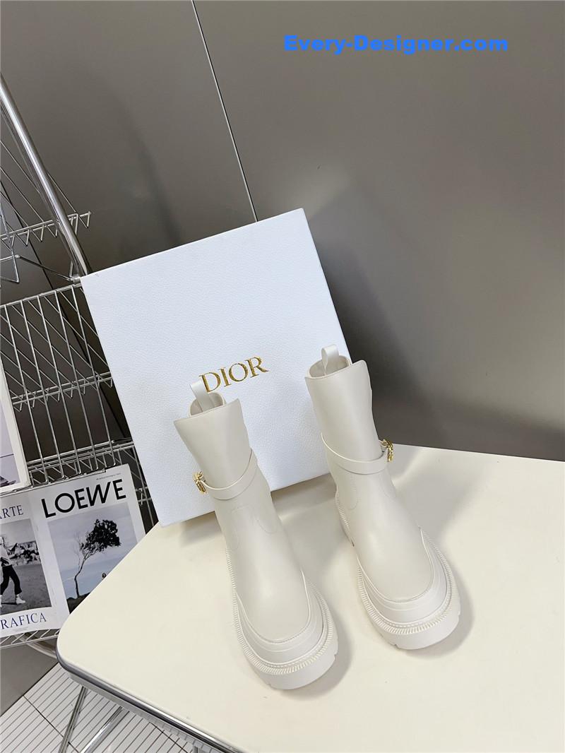 D10r autumn and winter catwalk style mid-calf boots