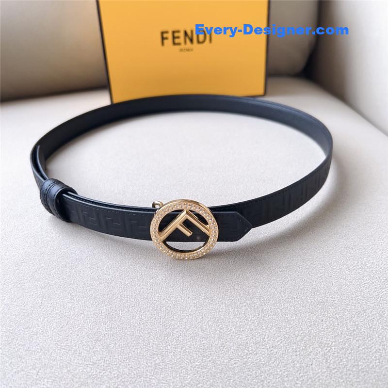 F**di 2.0cm reversible belt