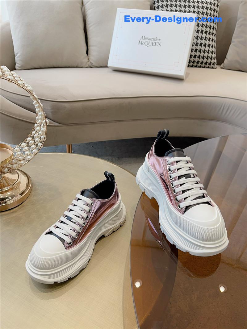 a1exa*der Mcqv*en new canvas series thick-soled dad shoes