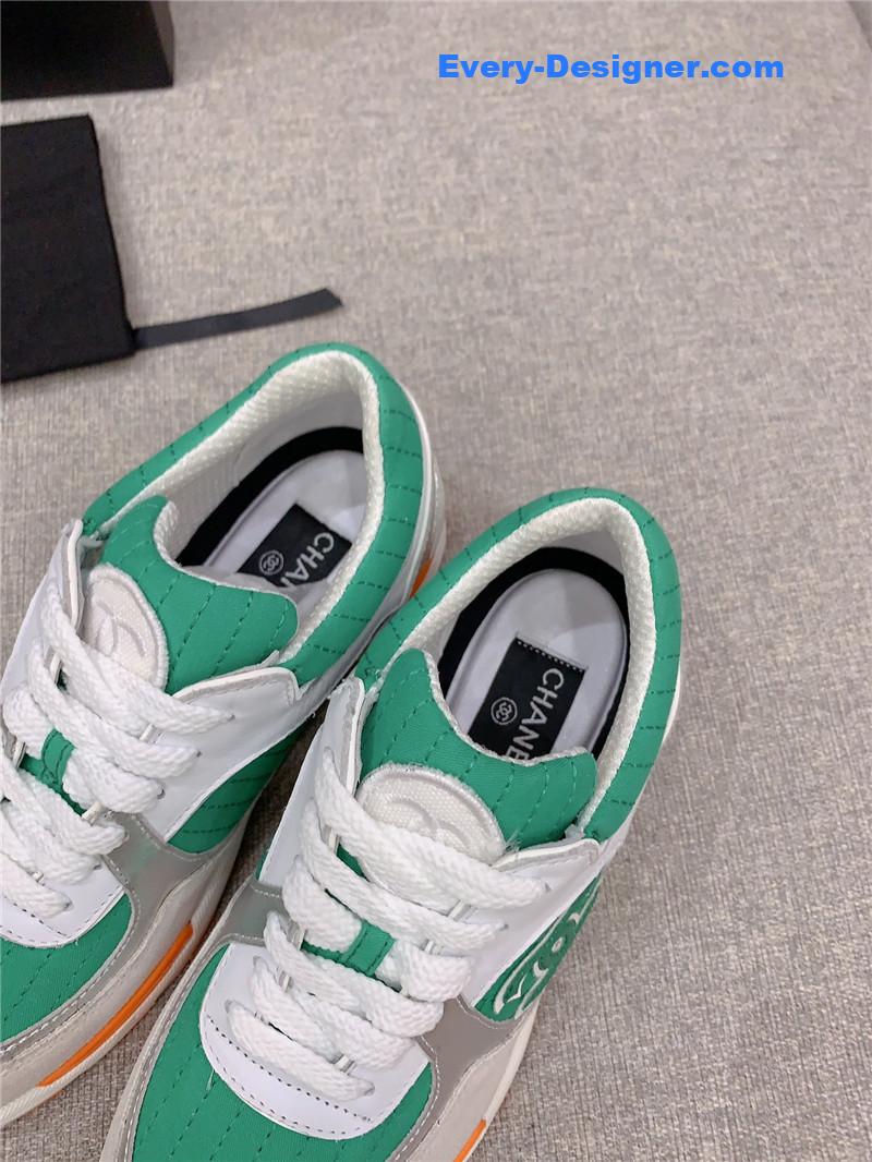 Ch**el new color block sneakers