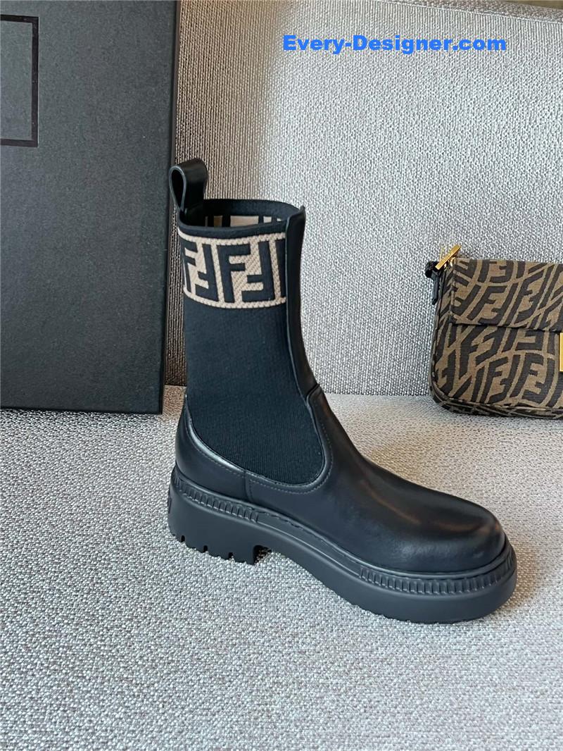 F**di new domino motorcycle boots