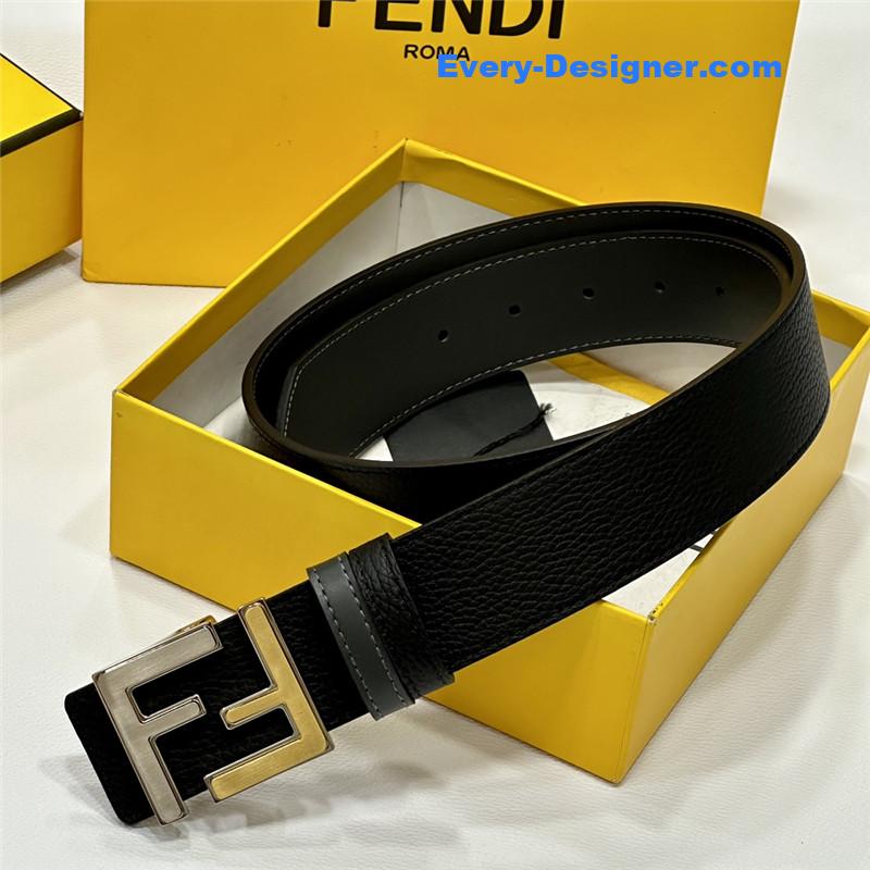F**di double f electroplated buckle