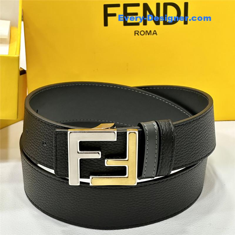 F**di double f electroplated buckle