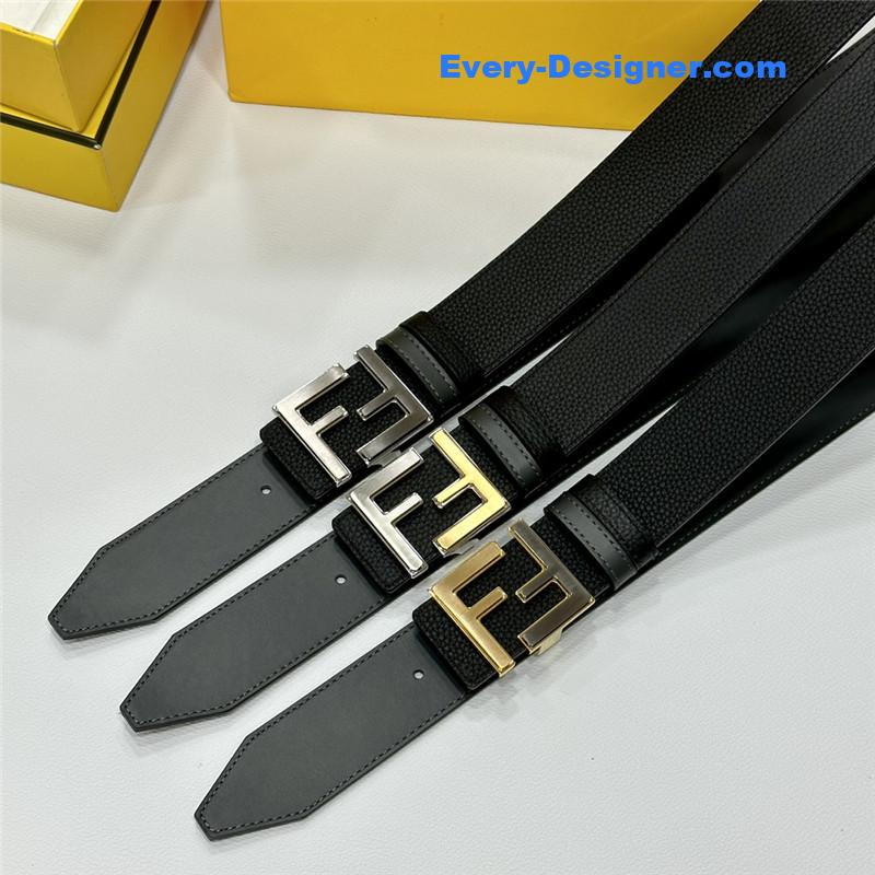F**di double f electroplated buckle