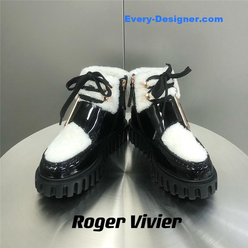 Roger vivor thick-soled fur boots