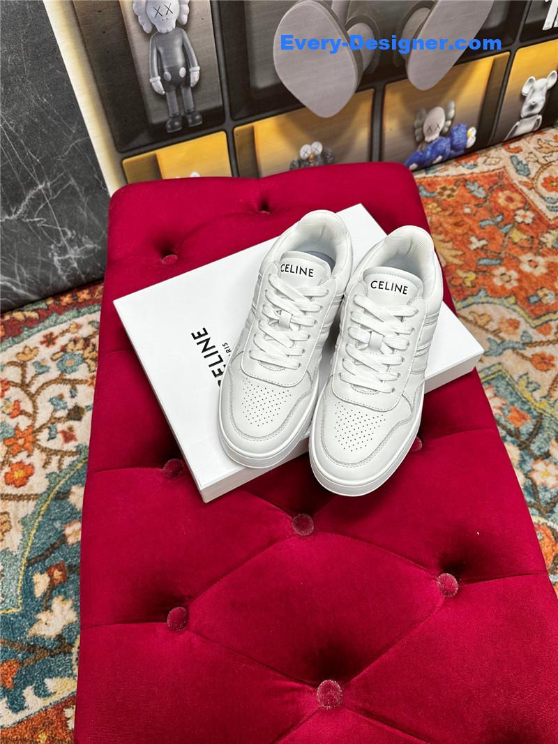 Ce1i*e new color matching sneakers white shoes