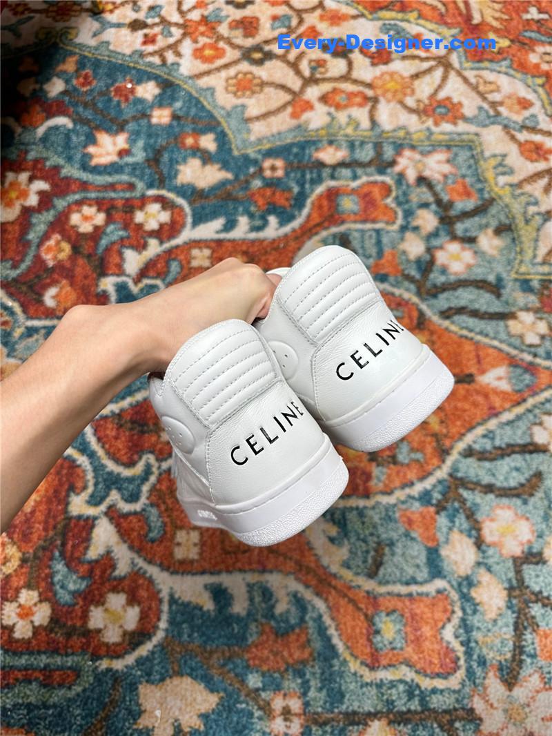 Ce1i*e new color matching sneakers white shoes