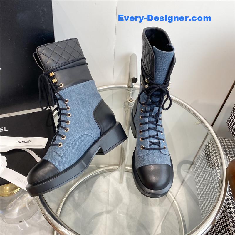 Ch**el lace up martin boots