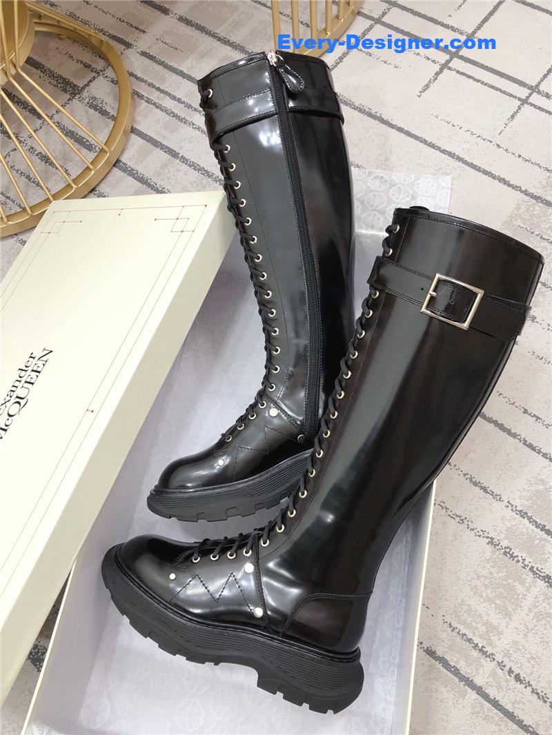 a1exa*der Mcqv*en new lace-up boots
