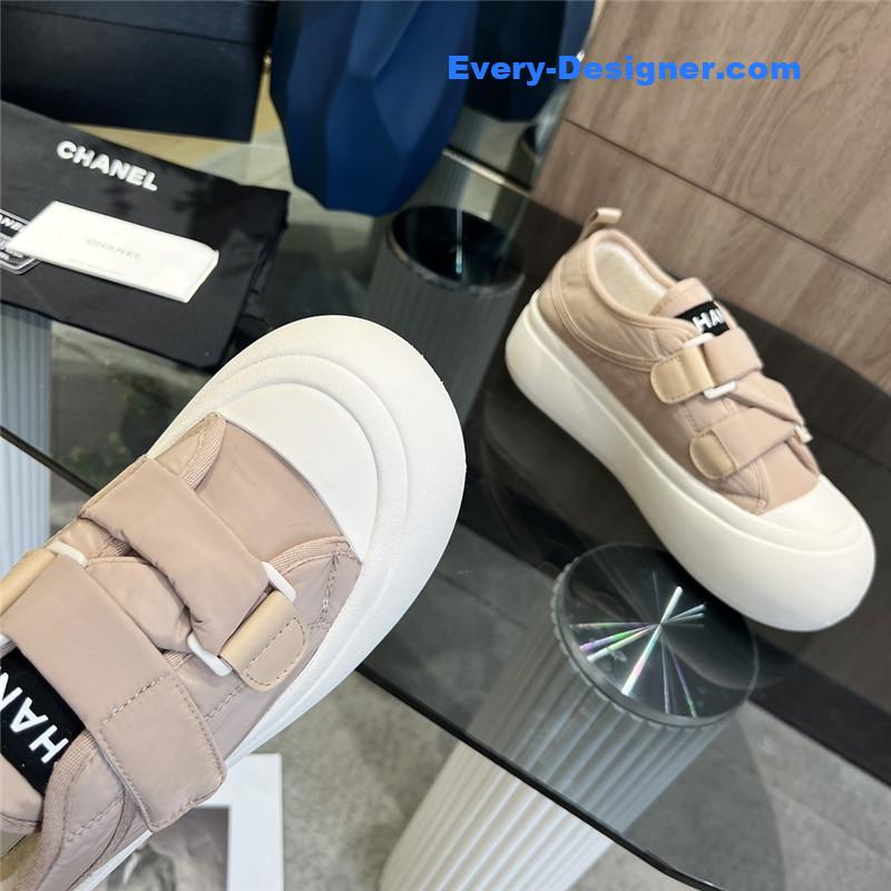 Ch**el new low top thick lace bread shoes
