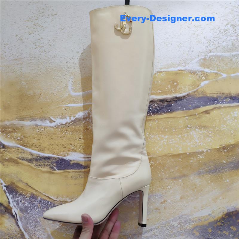 J1m*y Ch00 mahesa 100 leather knee-high boots