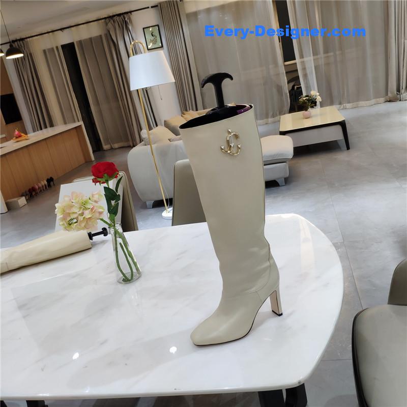J1m*y Ch00 mahesa 100 leather knee-high boots
